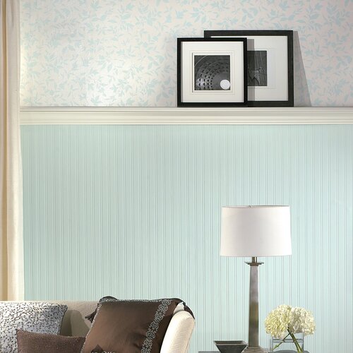 Graham & Brown Paintable Beadboard 3D Embossed Wallpaper Roll & Reviews ...